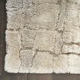thumbnail image 4 of Nourison Luxurious Shag Abstract Contemporary Ivory Beige 7'10" x 9'10" Area Rug, Plush, Bedroom, Kitchen, Living Room, 4 of 8