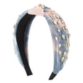 thumbnail image 1 of Cómodas diademas con nudo superior para mujeres, lindas diademas, accesorios para la cabeza para mujeres y niñas, 1 of 5