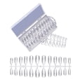 thumbnail image 1 of 240PCS Nail Tips Clear Seamless Fake Nails Artificial Nails for DIY Nail Art, 1 of 6