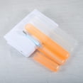 thumbnail image 7 of Unique Bargains 4 Pcs Plastic Lightweight Traveling Toothbrush Holders Case for Travel Business 7.48"x1.06" White Orange, 7 of 7