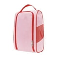 thumbnail image 2 of funtasica Golf Shoes Bag Golf Shoe Carrier Zipper Adults Organizer Portable Storage Bag Pouch for Running Outdoor Camping Pink Red, 2 of 8