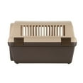 thumbnail image 2 of Richell Double Door Pet Carrier Size Medium in Brown, Travel Carrier for Dogs or Cats up to 17.6 lbs, 2 of 7
