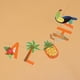 thumbnail image 4 of Bandera de fiesta hawaiana de 1,8 m para playa, banderines colgantes con letras, colores surtidos, 4 of 6