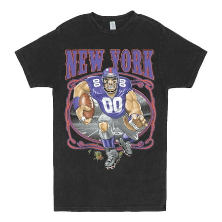 

Wild Bobby NY Fan NYG Fantasy Football Sports Unisex Vintage Crewneck Tee Vintage Black Large