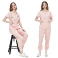 thumbnail image 3 of Bata quirúrgica de dentista, traje dividido para lavarse las manos, ropa de trabajo de enfermería, ropa de enfermera elástica de secado rápido, 3 of 5