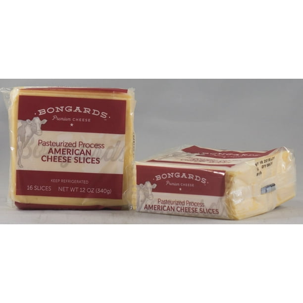 BONGARDS PROCESSED AMERICAN CHEESE, 12 Oz., 16 Count