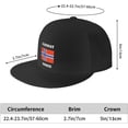 thumbnail image 2 of Men Women Adjustable Baseball Caps, Norges Norway Flag Unisex Plain Hats Vintage Trucker Dad Cap Black, 2 of 9