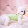 thumbnail image 4 of Ropa para cachorros de primavera y verano, sencilla, con tirantes finos de malla transpirable, ropa para perros pequeños y medianos de dos pies para mascotas y gatos, 4 of 6