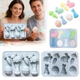 thumbnail image 1 of Creatine Easter Egg Silicone Rabbit Candy Rabbit Chocolate Silicone Carrot Cake Trays Easter Baking Trays, 1 of 6