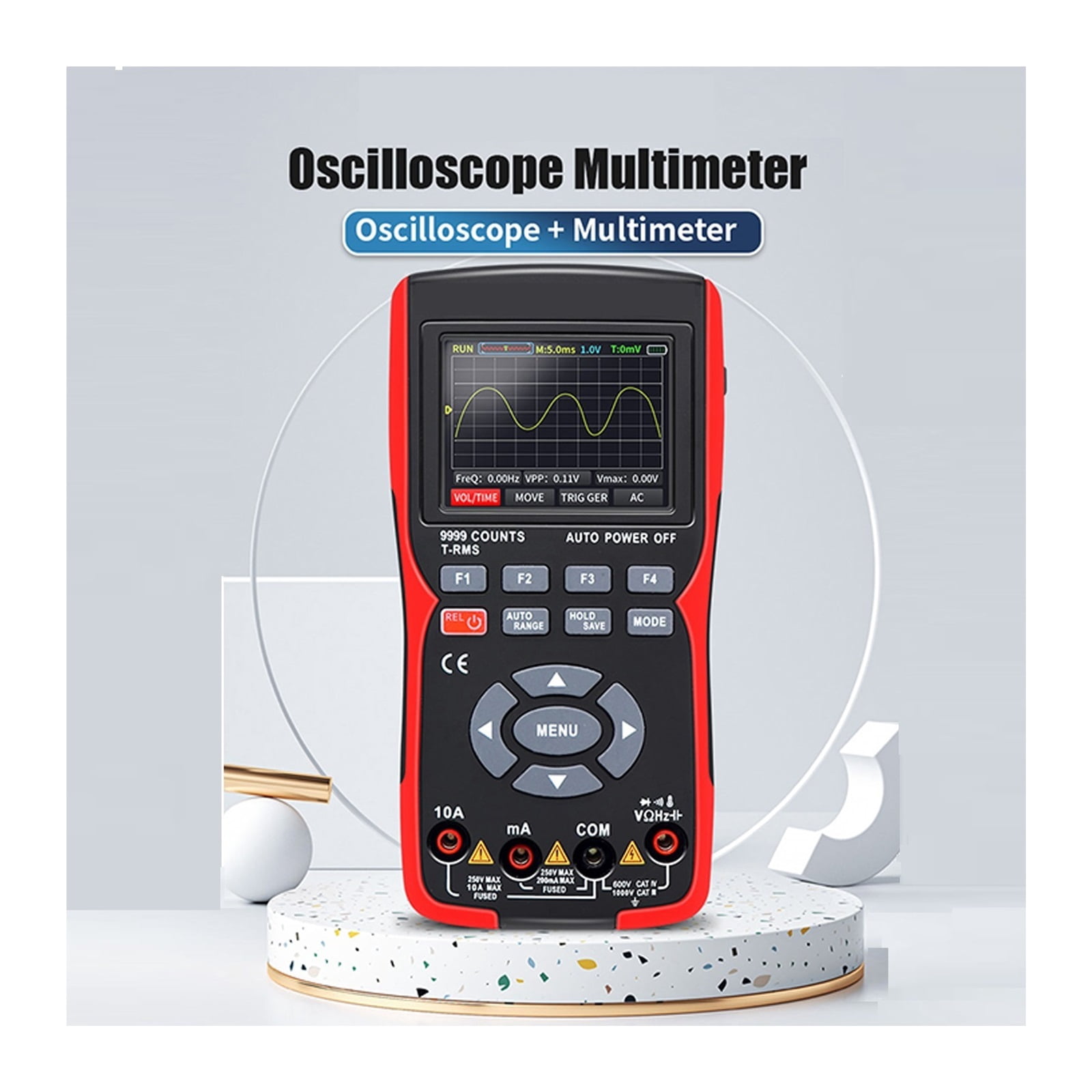 Digital Oscilloscope Handheld Signal Generator 2.9-inch Color Screen Voltage Tool Smart Oscilloscop ,Professional Designed