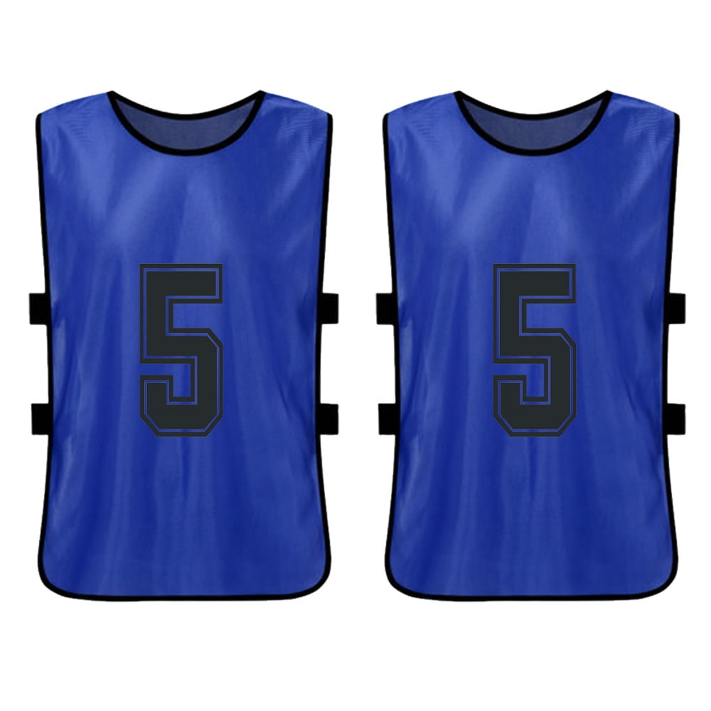 6 PCS Adults Soccer Pinnies Quick Drying Football Team Jerseys