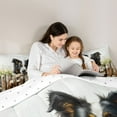thumbnail image 5 of Manfei Rustic Cartoon Shepherd Twin Bedding Sets 7-Piece for Kid, Farmhouse Flower Botancial Bedding Comforter Set, Southwestern Animal Reversible Sheet Sets, Microfiber Bedroom Decor, 5 of 8