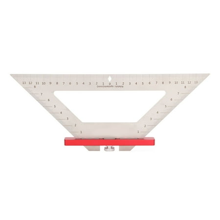 

Flash Sale Woodworking Triangle Ruler Carpenter Square 140mm Dual Scale Measuring Scribing Tool Red