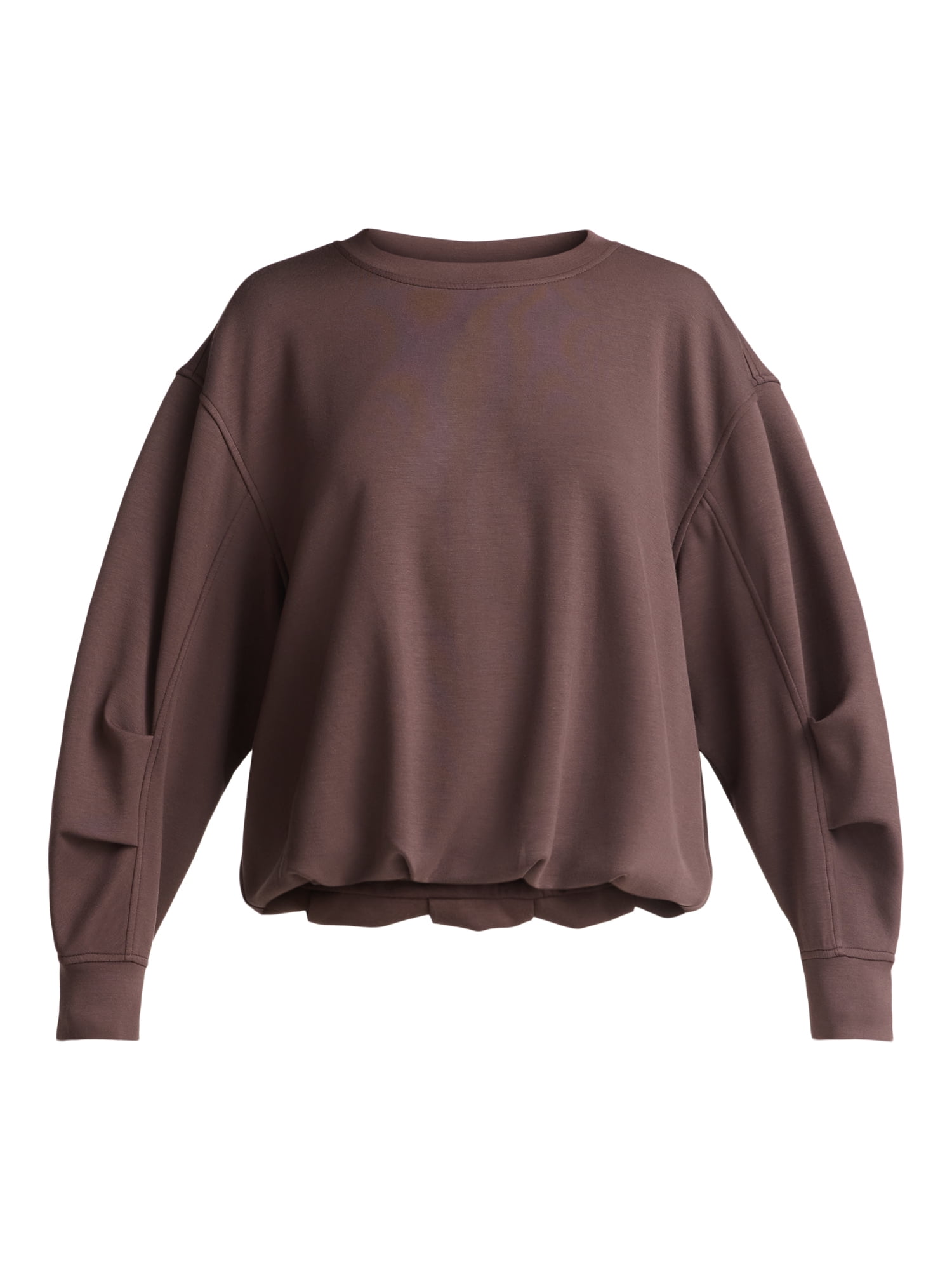 Avia Women's Knit Bubble Top with Long Sleeves, Sizes XS-XXXL