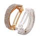thumbnail image 1 of 2Pcs Fashion Elegant Rhinestone Hair Clip Ponytail Holder Sparkly Semicircle Metal Spring Hair Clips Barrette Accessories for Women Lady Girl Teen Hai, 1 of 4
