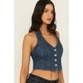 thumbnail image 2 of Levi's Women's Dark Wash Denim Halter Top - 001ST-0001   US, 2 of 4