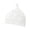 1-White1486, variant on Oiyii Boy Stretchy Beanies Solid Knotted Indoor Rest Headwear Soft Baby Sun Hats, White