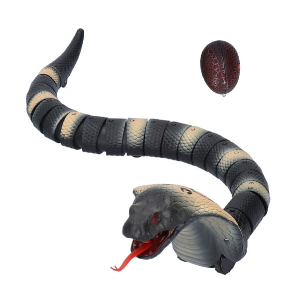 Serpiente de juguete con control remoto, serpiente de juguete con control remoto por infrarrojos, modelo animal, juguetes, tecnología de vanguardia