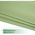 thumbnail image 3 of LTS EMIRA Flower Wrapping Paper - 20 Sheets 22.4 x 22.4 inch Water-Resistant Floral Bouquet Wrapping Paper with Paper Cutter,Florist Supplies for Wedding Gift DIY Craft Wrap,Sea green, 3 of 6