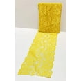 thumbnail image 7 of Jutemill Brand - 6" X 5 Yards Stretch Lace Fabric Ribbon | Yellow | Perfect for DIY Decoration and Craft, 7 of 7