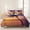 Orange Pink Purple, variant on 3 Pieces Queen Quilt Set,Retro Farmhouse Theme Soft Bedding Sets with 1 Quilt & 2 Pillow Shams,Country Vintage Flower Leaf Boots Plant Summer Bedspread Lightweight Coverlet Comforter for All Season