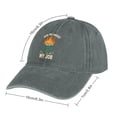 thumbnail image 2 of Dumpster Fire Gray Hat Adjustable Funny Fashion Unisex Baseball Cap for Men Women, 2 of 7