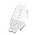 thumbnail image 3 of Desktop File Organizer with Large Capacity for Books and Office Supplies, Transparent Thickened PET Storage Box for Home and Office Desk Organization, 3 of 6