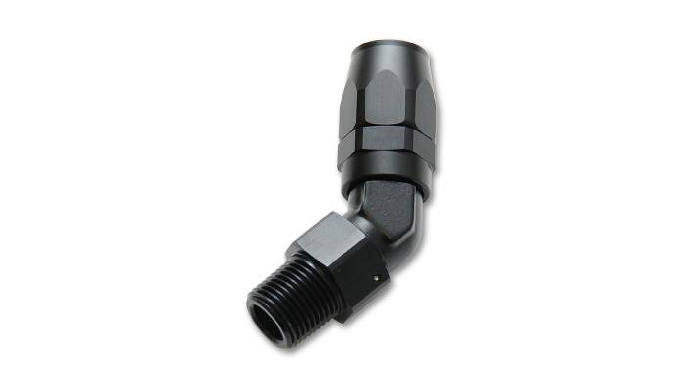 Vibrant Performance 26909 VIB26909 MALE NPT 90 DEGREE HOSE END FITTING; HOSE SIZE: -12AN; PIPE THREAD: 3/4 NPT