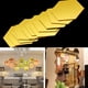 thumbnail image 3 of Gwong Decoración hogareña 12pcs Efecto de espejo autoadhesivo hexagonal Etegativo de la pared Sala de estar Decoración de la decoración Gwong 21034998, 3 of 7
