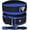 Blue, variant on RDX Weight Lifting Belt, 6 Inch Curved Padded Back Lumbar Support, Functional Fitness Strength Training, Core Exercise Workout Bodybuilding Powerlifting Deadlifts Squats, Home Gym Equipment