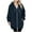 Navy#01, variant on Women's Fleece Zip Up Hoodies Oversized Fleece Lined Long Sleeve Drawstring Hood Sweatshirts Jackets Womens Casual Solid Plus Size Zipper Soft Hooded Sweatshirts Pockets Winter Coat Outerwear