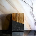 thumbnail image 6 of Black Marble/Acacia Wood Rectangular Diagonal Board, 6 of 6