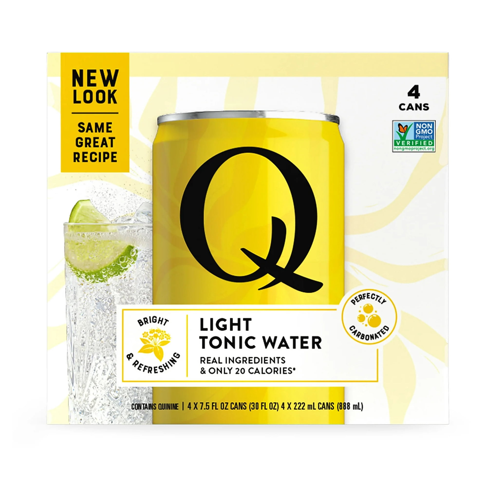 Q Mixers Tonic Water, Premium Cocktail Mixer Made with Real
