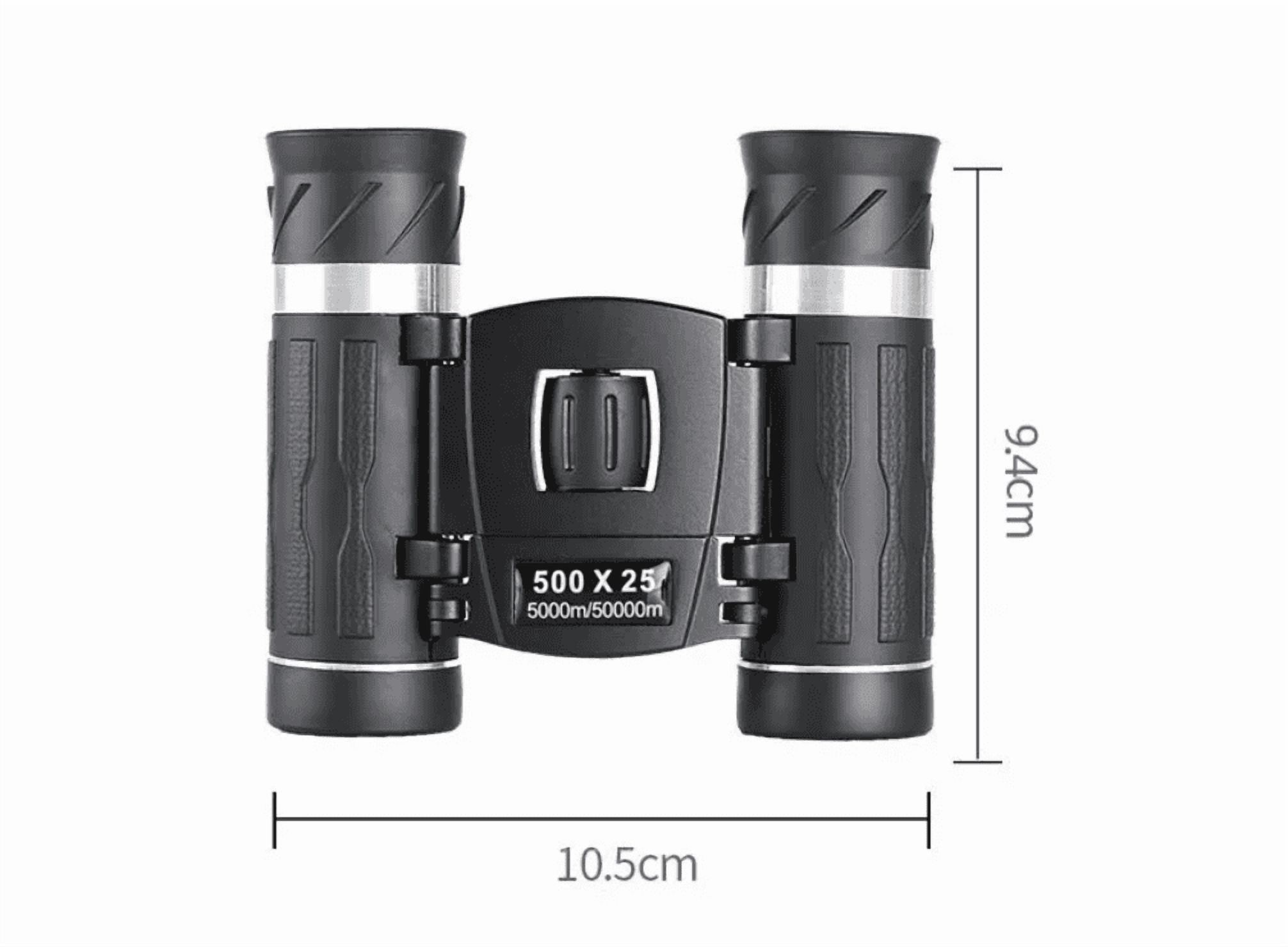 500X25 Portable Hd Zoom 5000M/50000M Binoculars Telescope Powerful Folding Long-Distance Hunting Outdoor Camping Sports