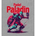 thumbnail image 2 of Padel Paladin Youth Heather Gray Long Sleeve Hoodie-XL, 2 of 6