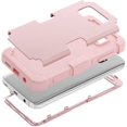 thumbnail image 3 of Case for Galaxy S7, Heavy Duty Rugged Slim Shockproof Drop Protection 3 in 1 Hybrid Hard PC Impact Resistant Soft Rubber Bumper Protective Phone Cover Case for Samsung Galaxy S7, Rose Gold, 3 of 8