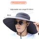 thumbnail image 2 of Sombrero para el sol Sombrero de pescador para exteriores para hombre Sombrero para el sol Sombrero de pesca de verano para hombre Sombrero protector solar con protección UV, 2 of 5