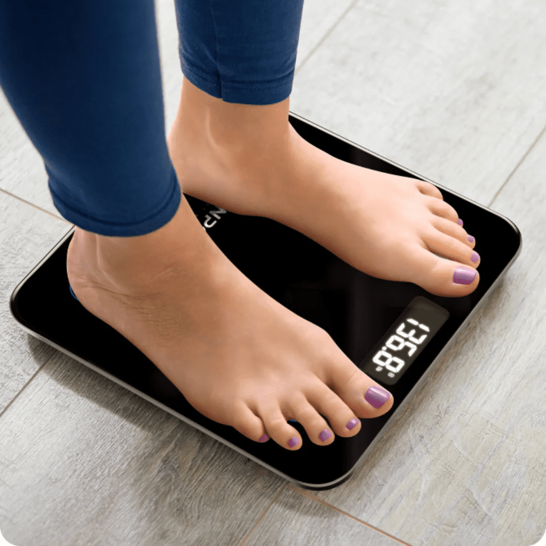 REATHLETE ONPOINT Smart Digital Scale For BMI, Body Fat Measurement & Muscle Mass Tracking