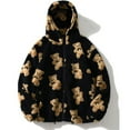 thumbnail image 1 of Mikilon Femmes Décontracté Fermeture Éclair Hiver Peluche Manches Longues, 1 of 4