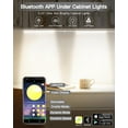 thumbnail image 4 of OGEDNAC Under Cabinet Lights, 12 Inch Under Cabinet Lighting with Remote, Dimmable LED Closet Light for Bedroom, Kitchen Cabinet, Counter Shelf 2700K-6000K Warm to Daylight White, 3 Pcs, 4 of 7
