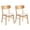 Light Beige, variant on GZXS 2 Pack Wooden Dining Side Chairs, with Soft Fabric Seat & Curved Back, Minimalist Design, 220lb Weight Capacity, Perfect for Everyday Meals & Extra Seating (Dark Gray)