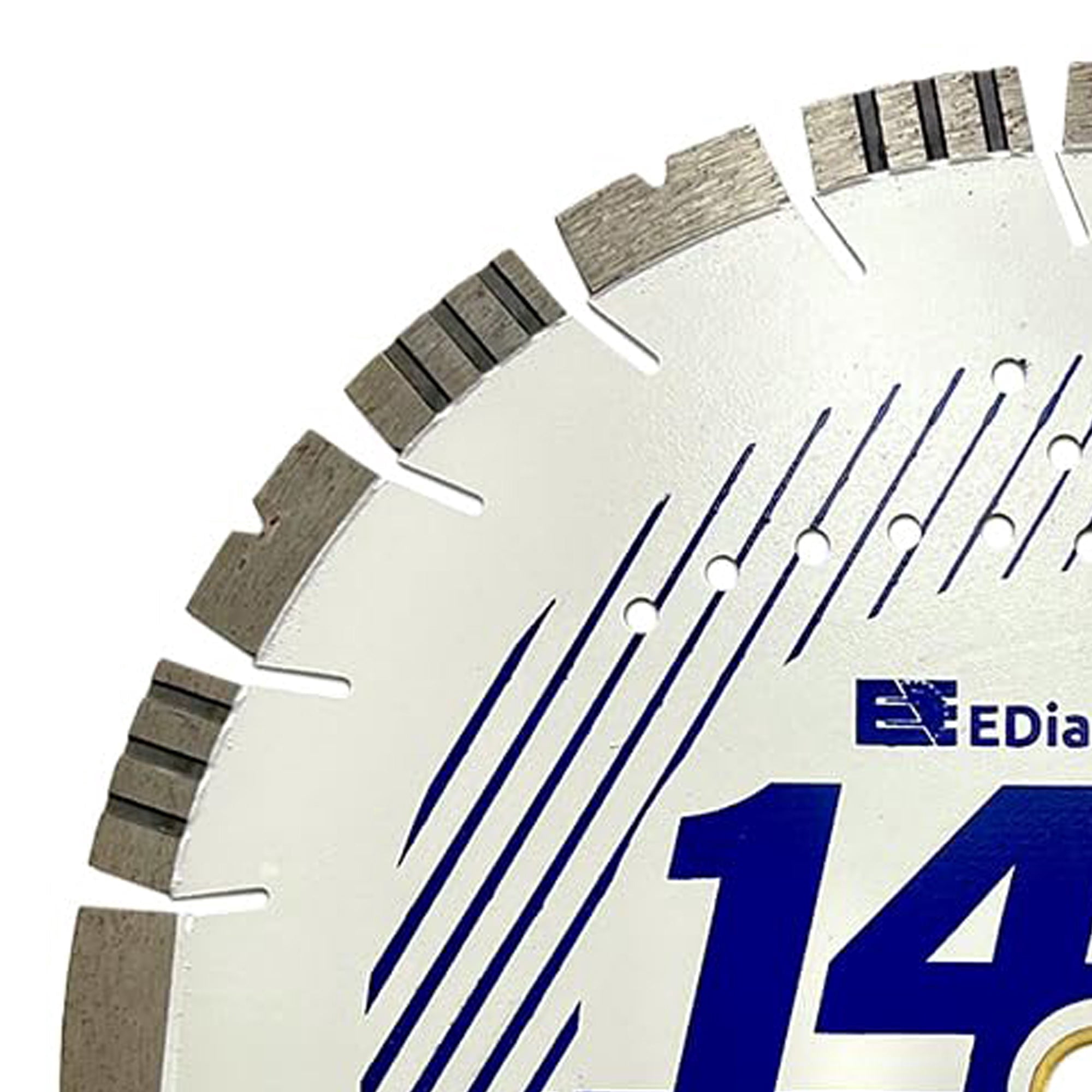 EDiamondTools 14" Ultra All Purpose Diamond Saw Blades for Reinforced Concrete, Asphalt
