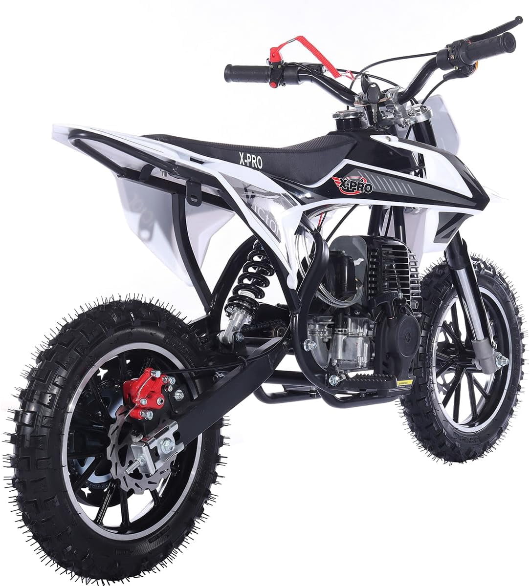 X-Pro Brand New VICTOR 40cc Gas Powered 4 Stroke Mini Pit Dirt Bike with Pull Start for kids 10" Wheels