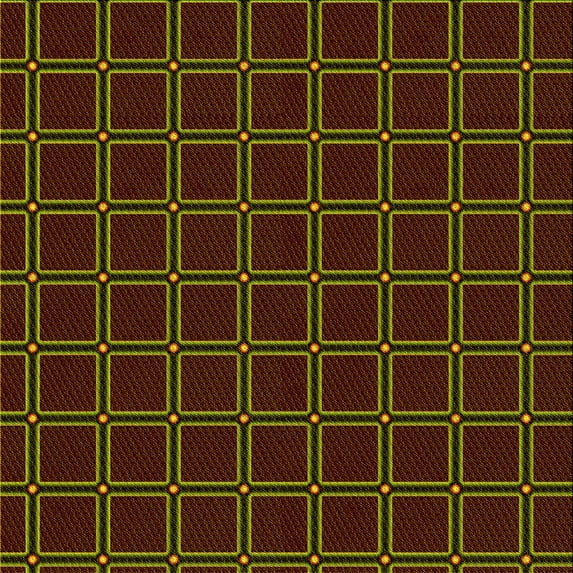 Ahgly Company Indoor Square Patterned Dark Bronze Brown Area Rugs, 8' Square