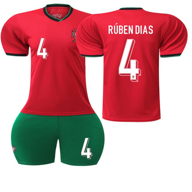 Boys Girls Kids JOAO FELIX 11# RUBEN DIAS 4# Soccer Football Jersey