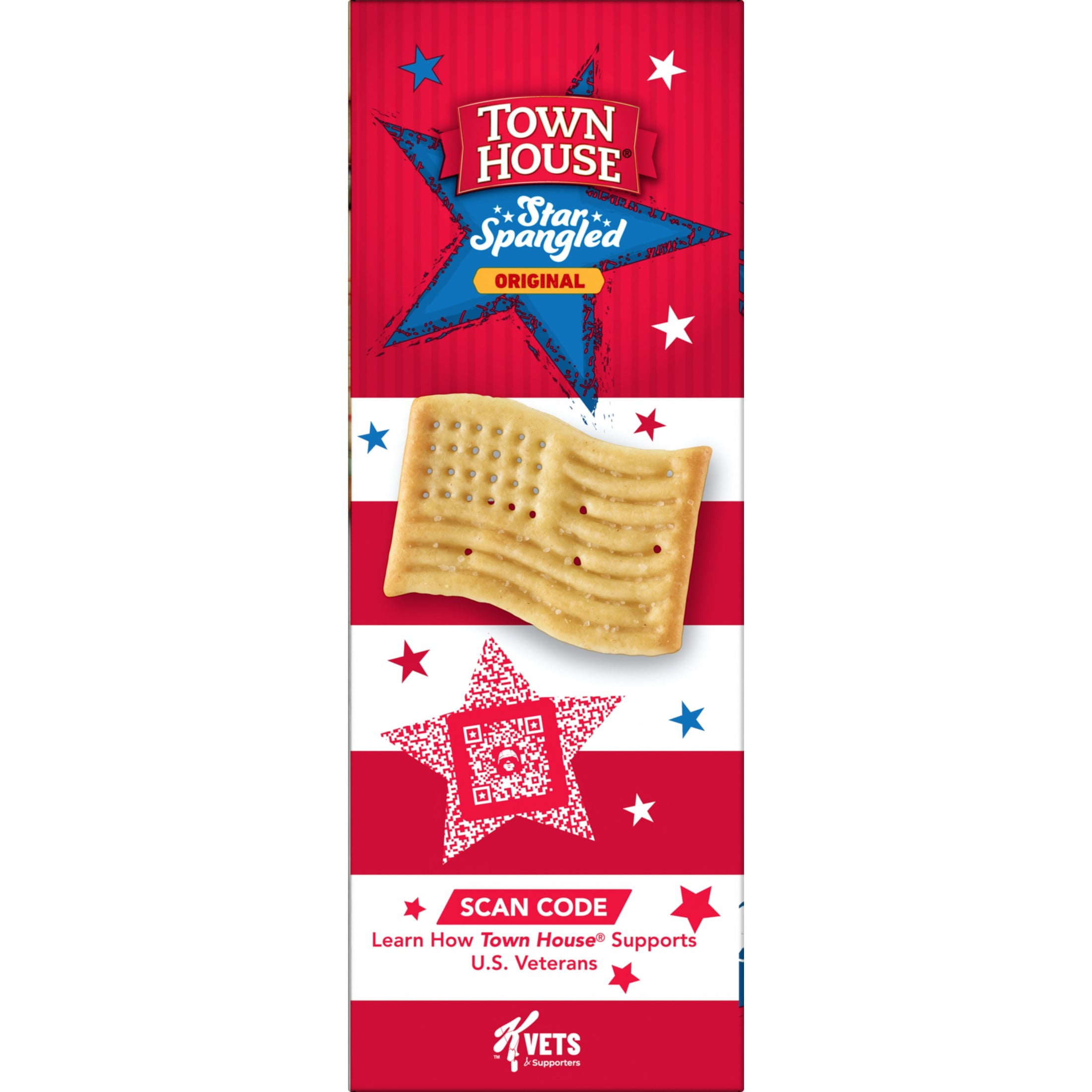 Town House Dippers Original Star-Spangled Crackers, Party Snacks, 11 oz