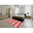 thumbnail image 5 of Ahgly Company Machine Washable Indoor Rectangle Transitional Pastel Pink Area Rugs, 3' x 5', 5 of 7