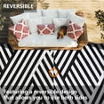 thumbnail image 5 of Waterproof Reversible Outdoor Rug, Plastic Straw Patio Camping Mat, 4'x6', 5 of 7