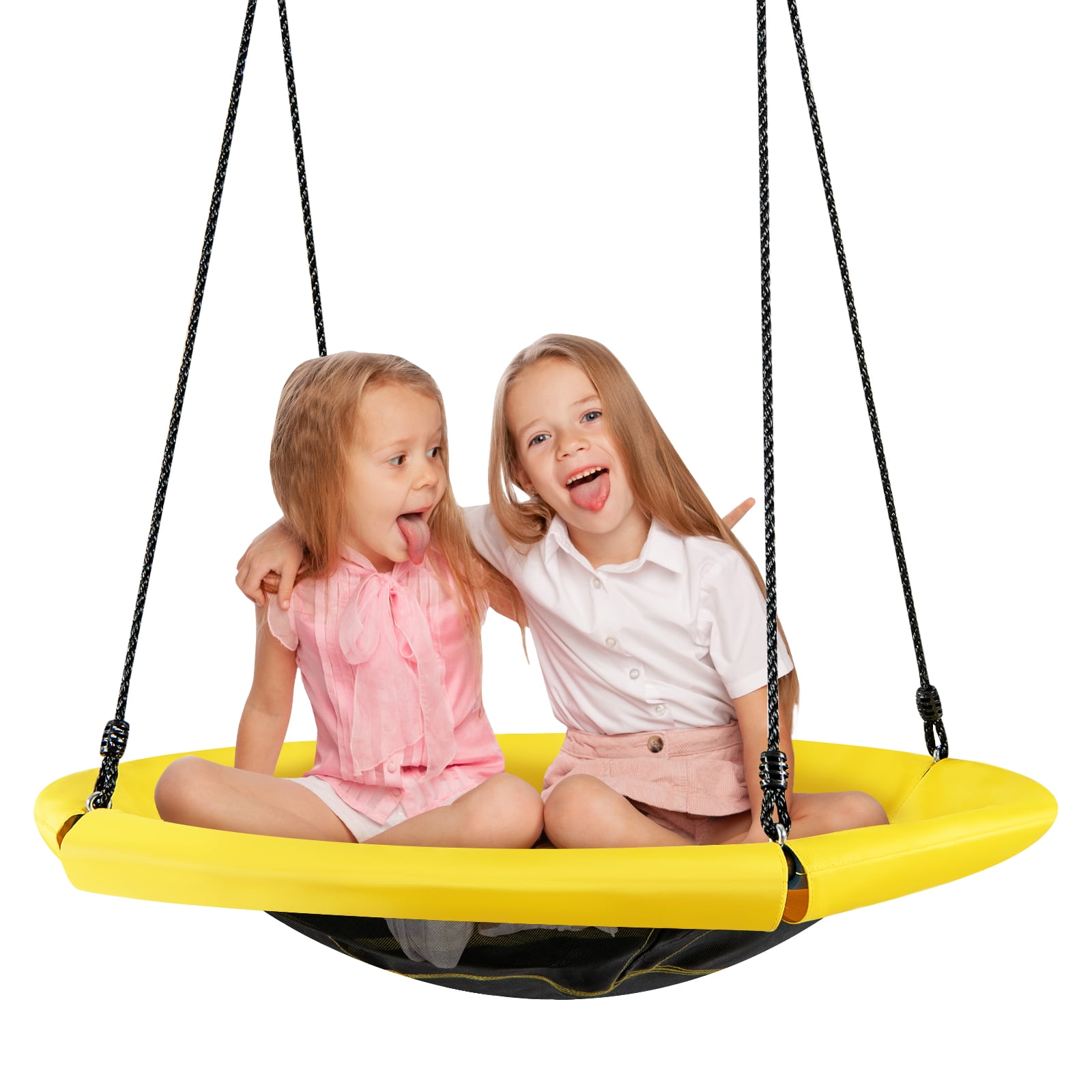 Tree Swings Nest Hanging Surfing Swing Chair with Adjustable Rope Safe Handle 