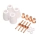 thumbnail image 3 of 195Pcs Kit de Y Boquillas de Punta de Cortador de Plasma Accesorios Consumibles, 3 of 5